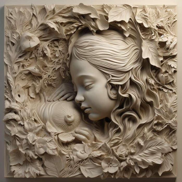 نموذج ثلاثي الأبعاد لآلة CNC 3D Art 